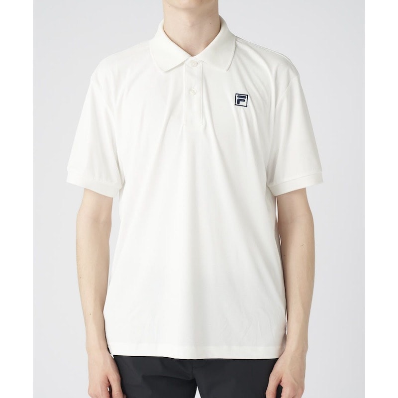 サイズ：L　FILA GOLF メンズ 半袖シャツ（WT）　　