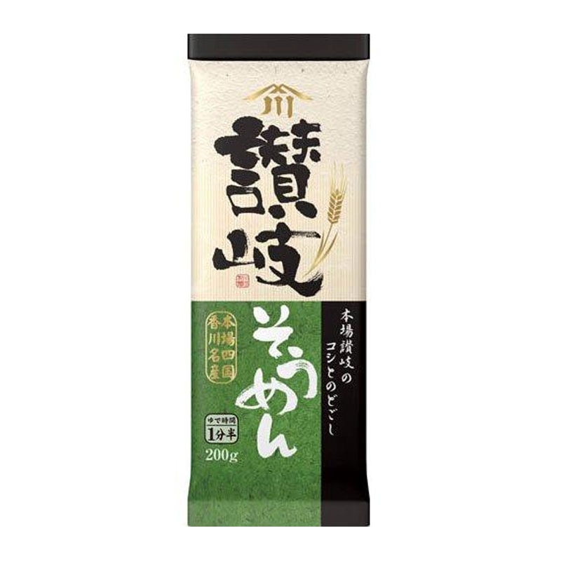 [1個]日清製粉ウェルナ 川田製麺 讃岐そうめん　200g　賞味期限2027.11.02