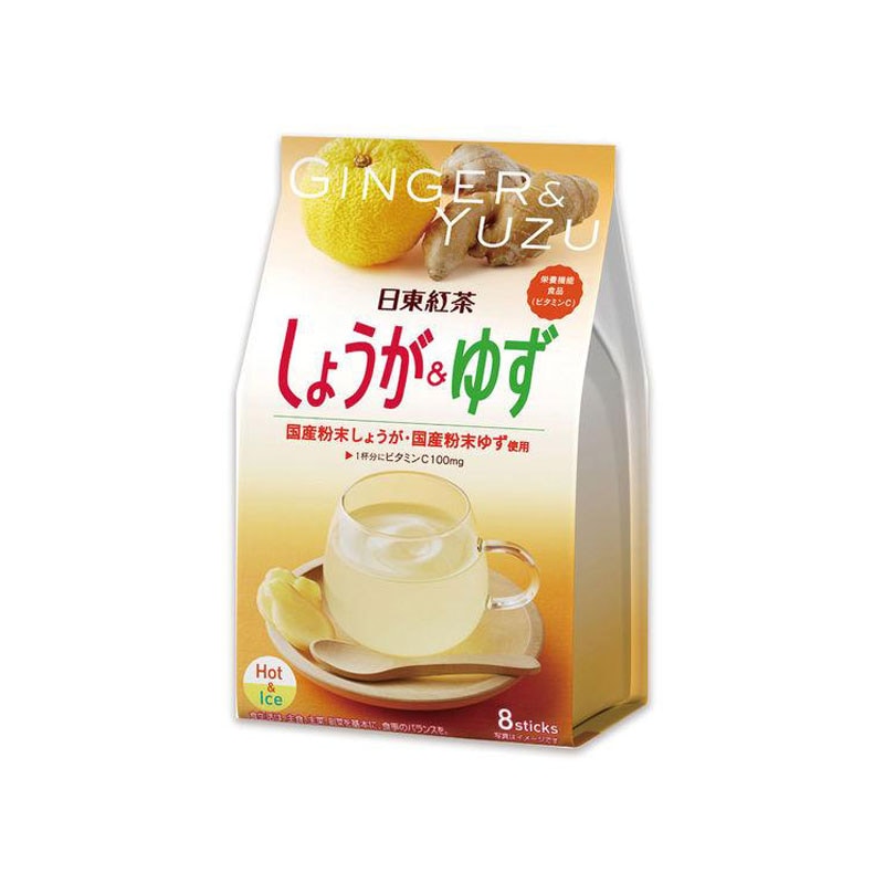 [6個]三井農林 日東紅茶しょうが＆ゆず　9.8g×8本　賞味期限2027.03.31