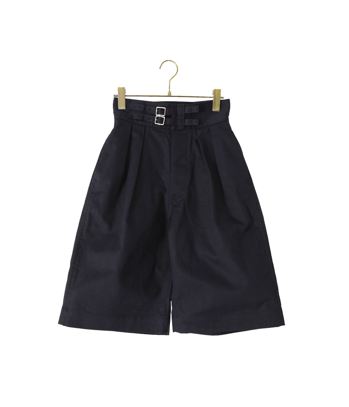 0サイズ LENO DOUBLE BELTED GURKHA SHORT TROUSERS DARK NAVY　　
