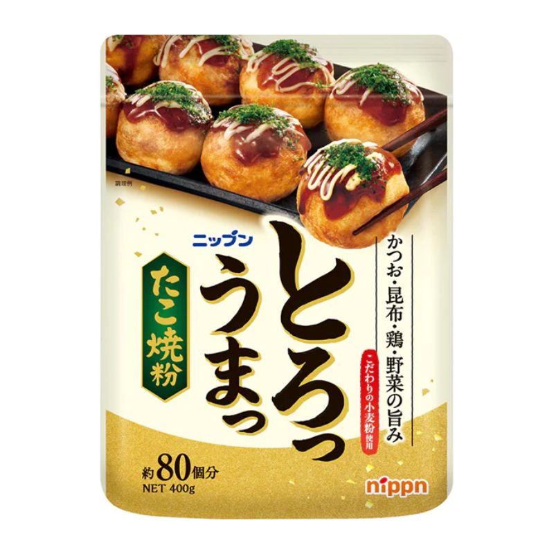 [10個]ニップン ふとろっうまったこ焼粉　400g　賞味期限2026.05.21【賞味期限間近】