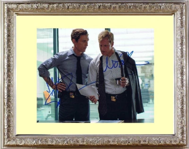 トゥルーディテクティブ 二人の刑事 TRUE DETECTIVE (2014) マシュー マコノヒー Matthew McConaughey ウディ ハレルソン Woody Harrelson 豪華２名 直筆サイン PHOTO