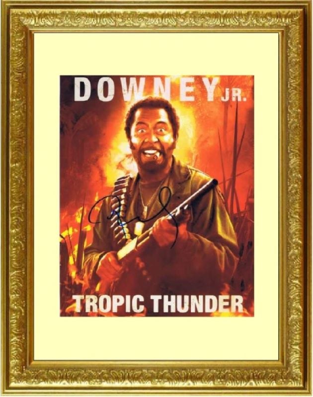 トロピック サンダー TROPIC THUNDER (2008) ロバート ダウニー Jr. Robert Downey Jr. 直筆サイン PHOTO