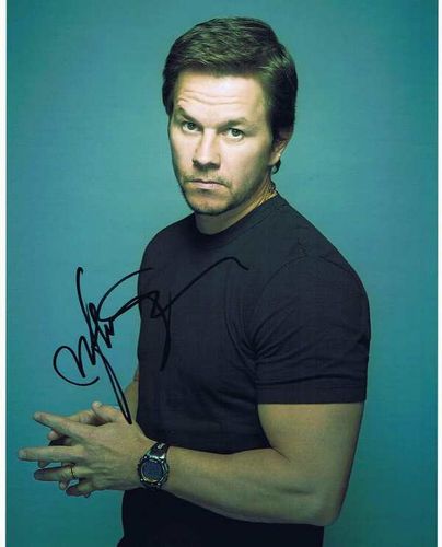 直筆サイン入り写真 マーク・ウォールバーグ ゲティ家の身代金 SA鑑定済 Mark Wahlberg マーク ウォールバーグ 直筆サイン PHOTO