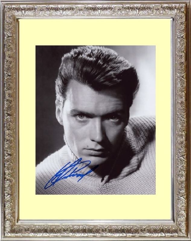 Clint Eastwood クリント イーストウッド 直筆サイン PHOTO