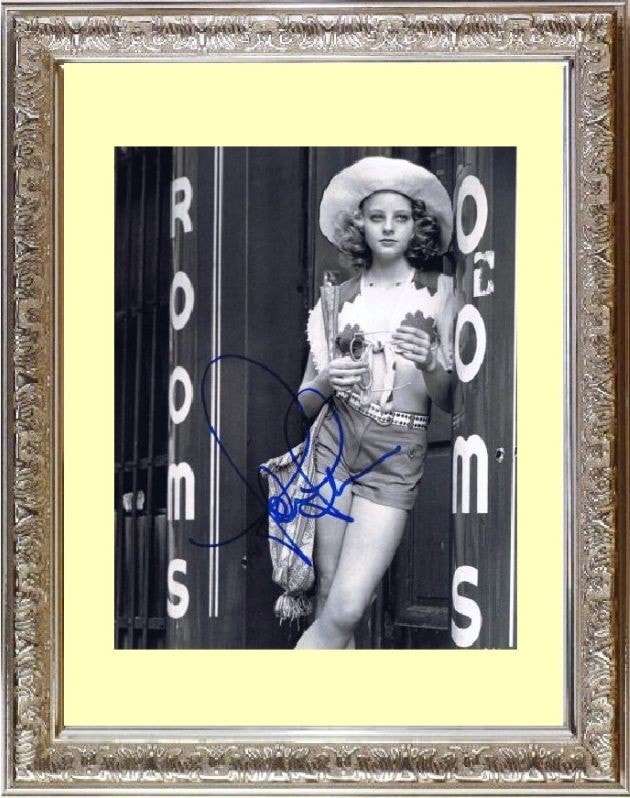 タクシードライバー TAXI DRIVER (1976) ジョディ フォスター Jodie Foster  直筆サイン PHOTO