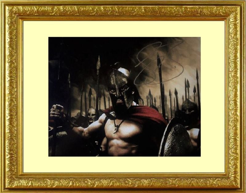 ３００ [スリーハンドレッド] 300 (2006) ジェラルド バトラー Gerard Butler 直筆サイン PHOTO