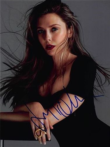 Elizabeth Olsen エリザベス オルセン 直筆サイン PHOTO