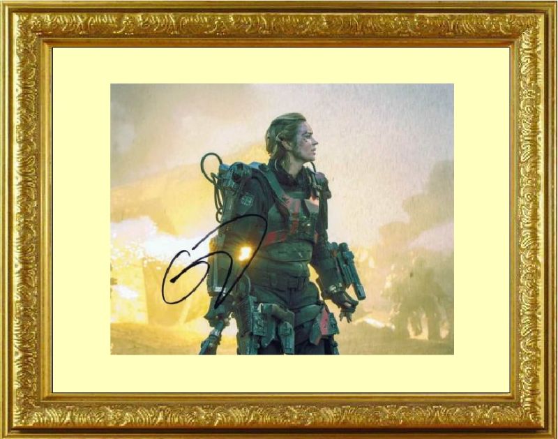 オールユーニードイズキル EDGE OF TOMORROW (2014) エミリー ブラント Emily Blunt 直筆サインPHOTO