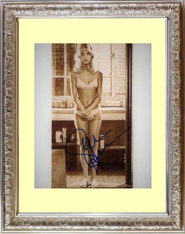 Goldie Hawn ゴールディ ホーン 直筆サイン PHOTO