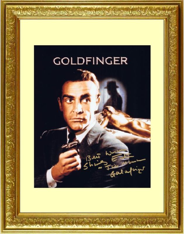 ゴールドフィンガー GOLDFINGER (1964) シャーリー イートン Shirley Eaton ●Best Wish Shirley Eaton as Jill Masterson Goldfinger と記載！直筆サイン PHOTO