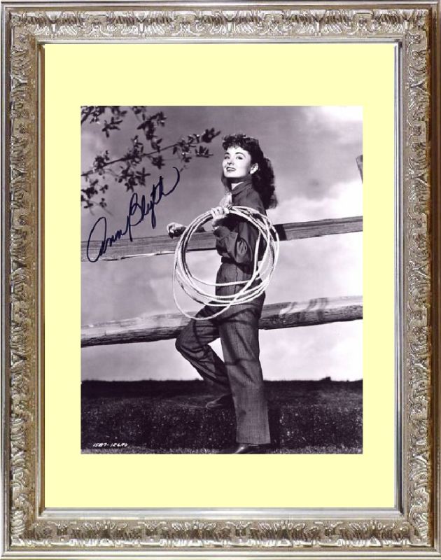 Ann Blyth アン ブライス 直筆サイン PHOTO