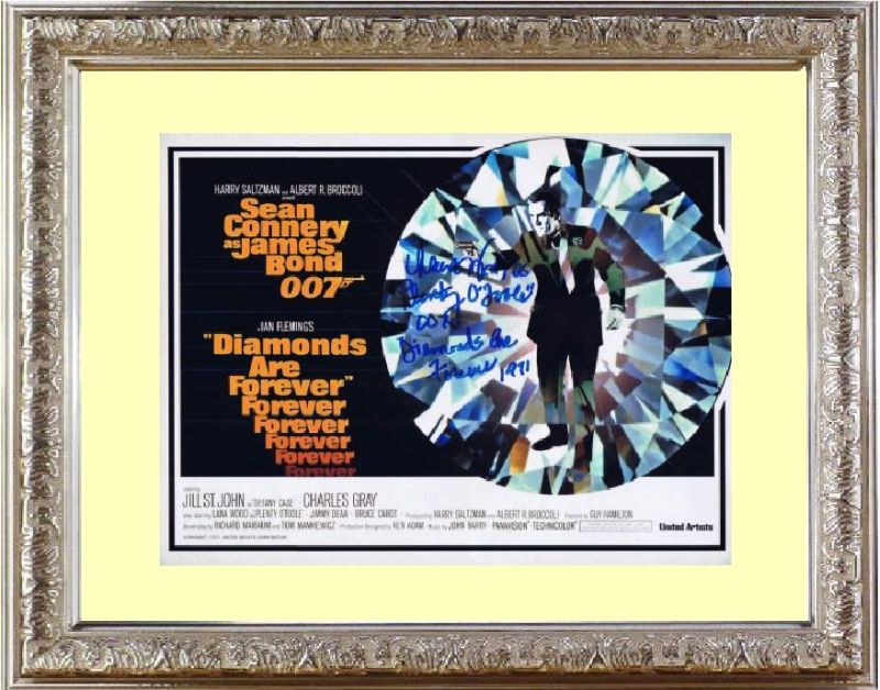 ダイヤモンドは永遠に DIAMONDS ARE FOREVER (1971) ラナ ウッド Lana Wood ●''Plenty O'Toole'' in 007's DIAMONDS ARE FOREVER 1971 と伴記！直筆サイン PHOTO