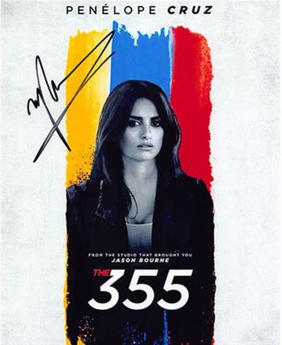 355 The 355 (2022) ペネロペ クルス Penelope Cruz 直筆サイン PHOTO