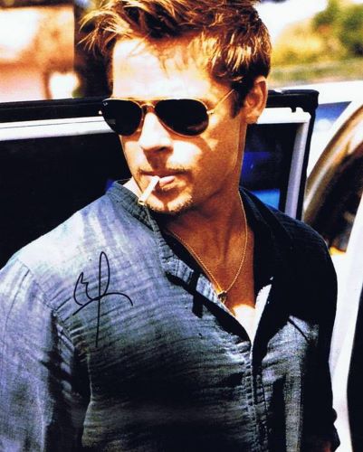 Brad Pitt ブラッド ピット 直筆サイン PHOTO | ハリウッド男優