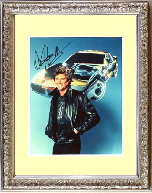 ナイトライダー KNIGHT RIDER デヴィッド ハッセルホフ David Hasselhoff 直筆サイン PHOTO