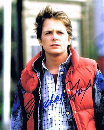 マイケル・J・フォックス　マーティ　直筆サイン　8×10インチ　オートグラフ マイケル・J・フォックス 直筆サイン 8×10インチ オートグラフ