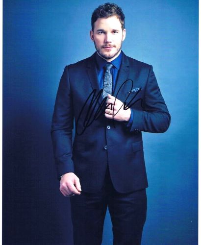 Chris Pratt直筆サイン　クリスプラットGotG2 CHRIS PRATT Autograph Signed Photo Star-lord Guardians of