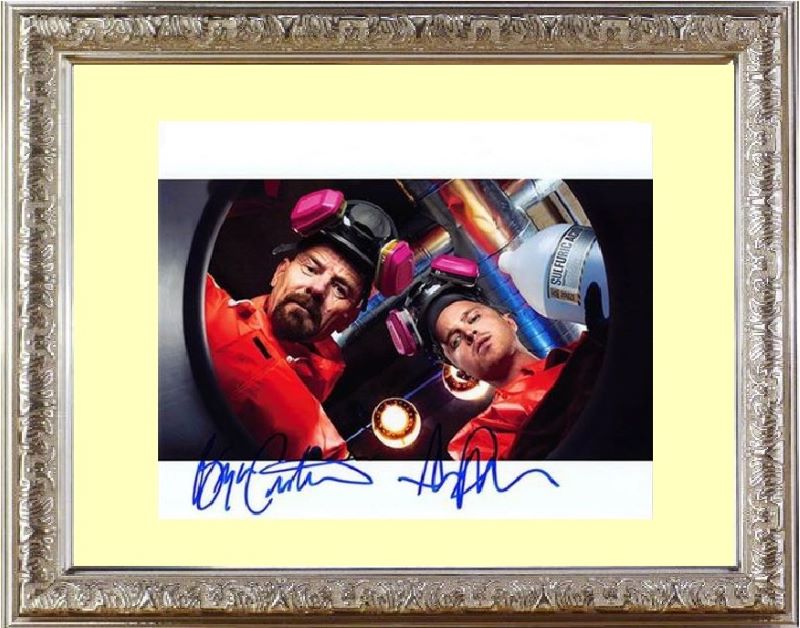 ブレイキングバッド BREAKING BAD (2008-2013) [TV] ブライアン クランストン Bryan Cranston アーロン ポール Aaron Paul 豪華２名 直筆サイン PHOTO