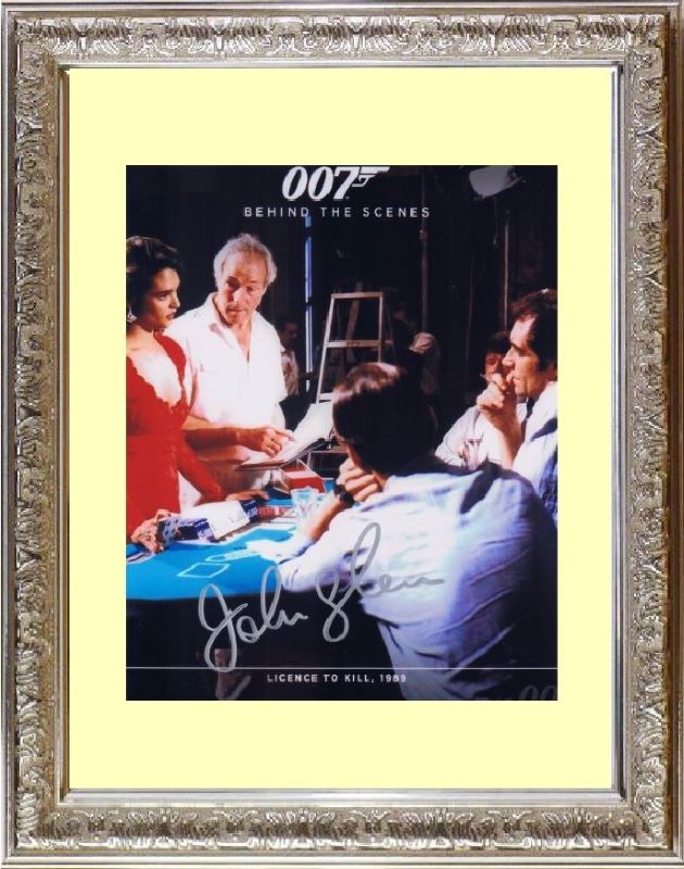 消されたライセンス LICENCE TO KILL (1989) 監督：ジョン グレン Director：John Glen 直筆サイン PHOTO