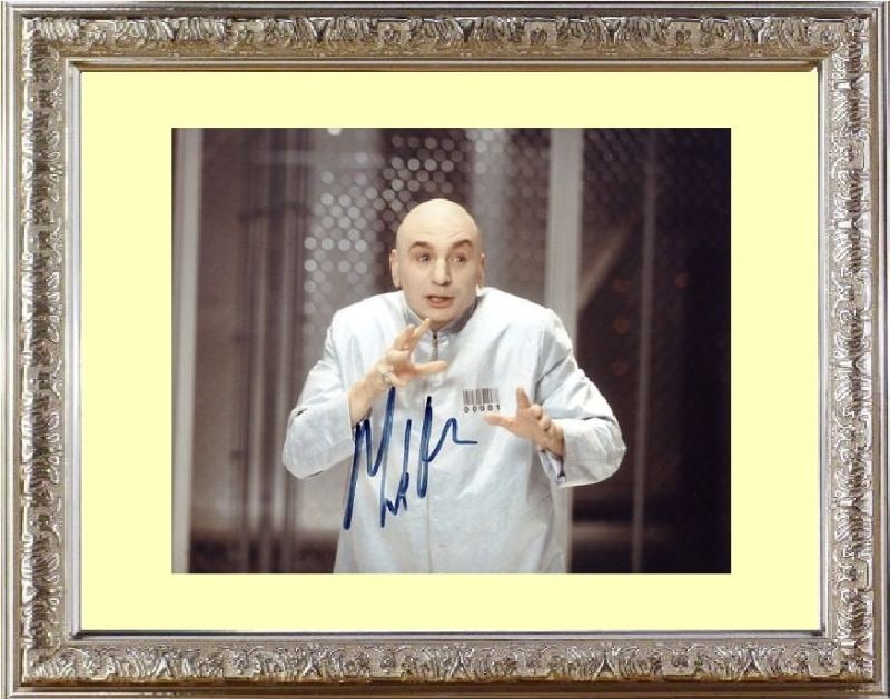 オースティンパワーズ ゴールドメンバー AUSTIN POWERS IN GOLDMEMBER (2002) マイク マイヤーズ Mike Myers 直筆サイン PHOTO