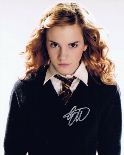Emma Watson エマ ワトソン 直筆サイン PHOTO | ハリウッド女優 (A-E