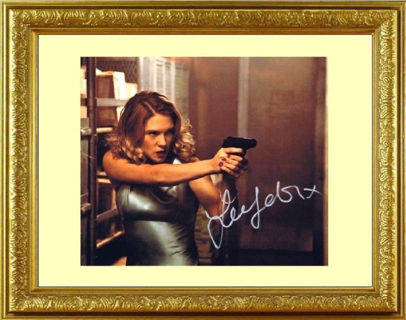 007 スペクター SPECTRE (2015) レア セドゥ Lea Seydoux 直筆サイン PHOTO