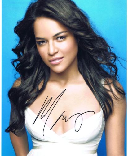 Michelle Rodriguez ミシェル ロドリゲス 直筆サイン PHOTO