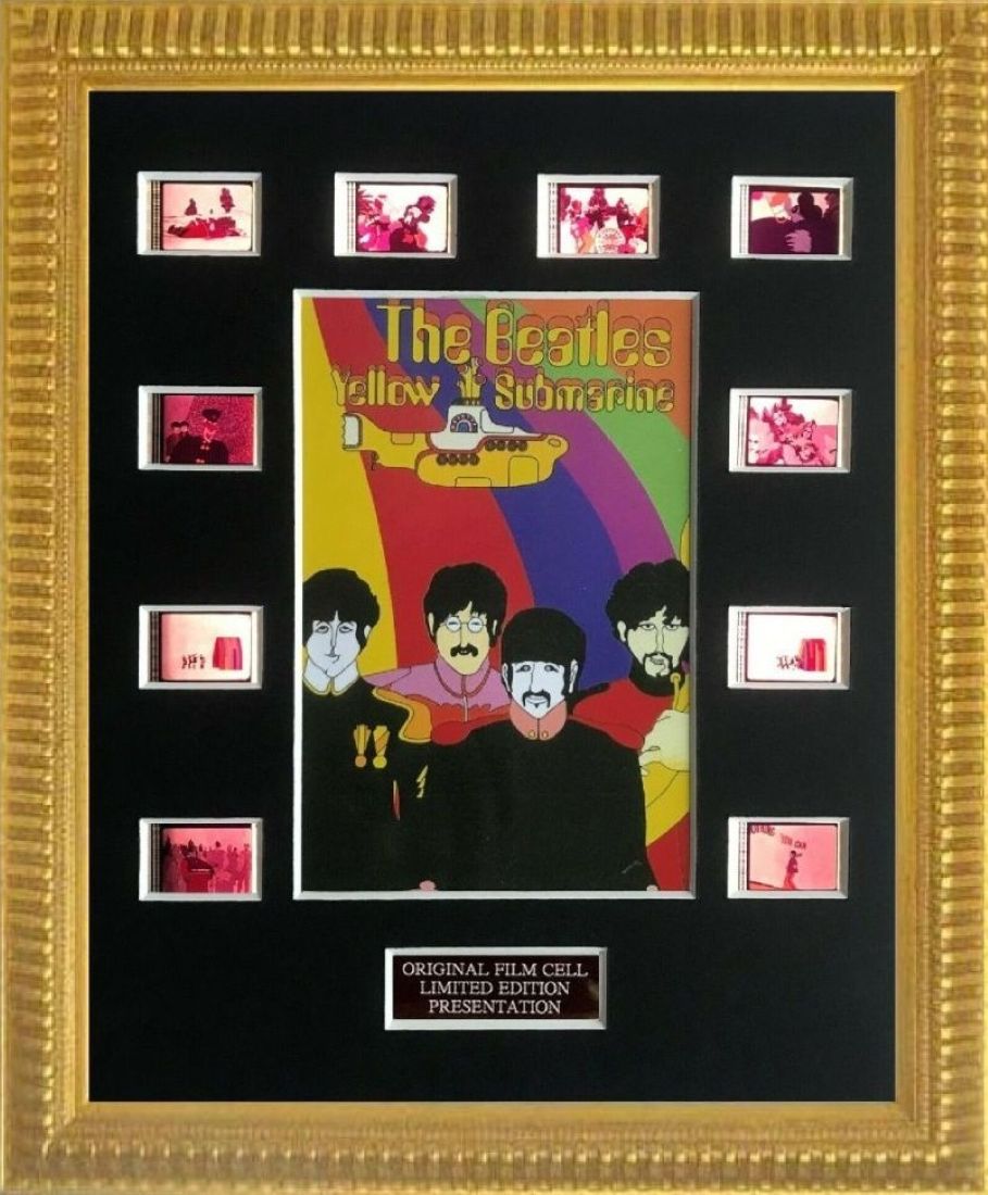 【額装品】ビートルズ / イエロー サブマリン YELLOW SUBMARINE ★ジョン レノン ★ポール マッカートニー ★リンゴ スター ★ジョージ ハリソン ●Limited Edition 047/100