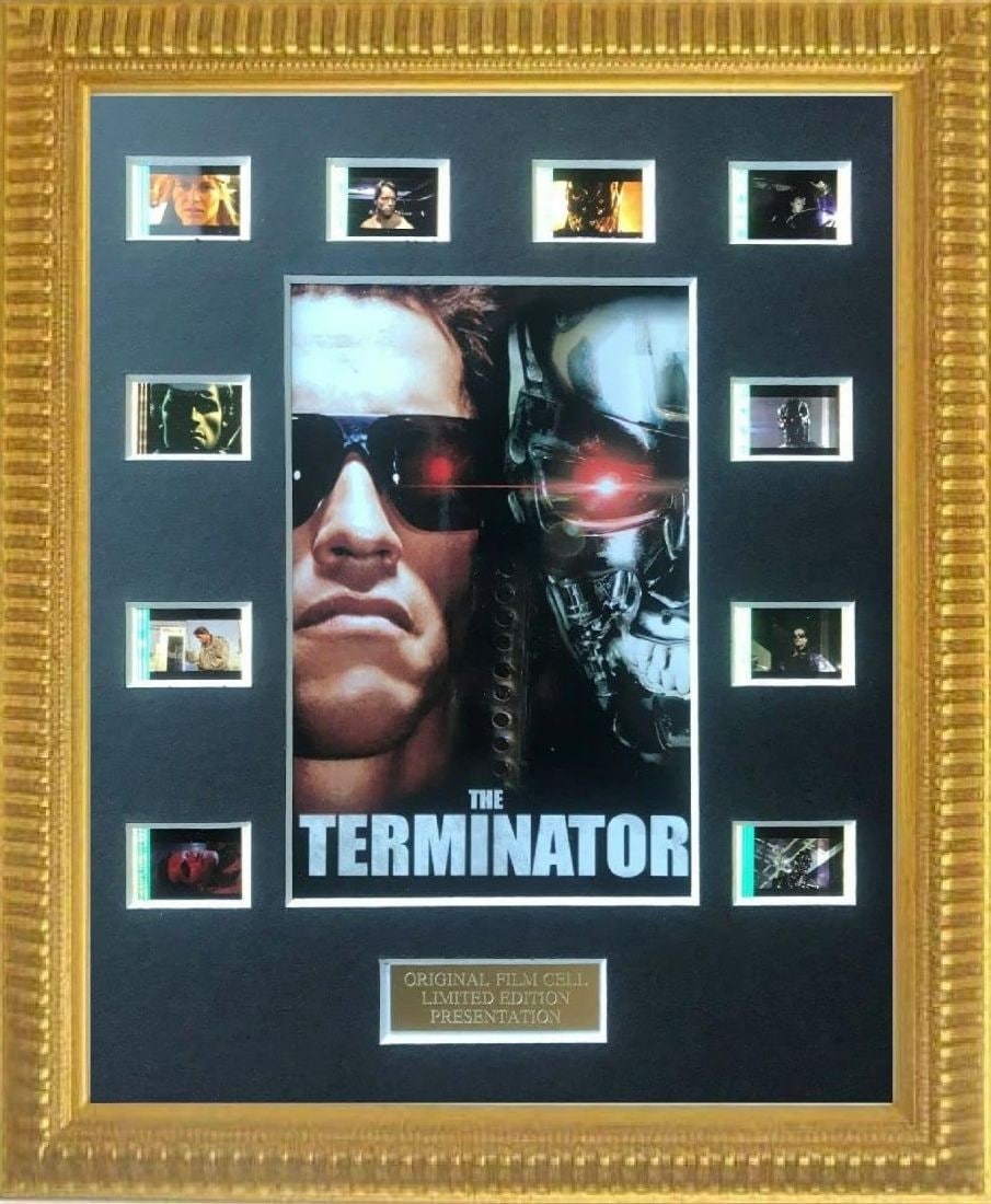 【額装品】ターミネーター TERMINATOR ★アーノルド シュワルツェネッガー ★リンダ ハミルトン ●Limited Edition 014/100