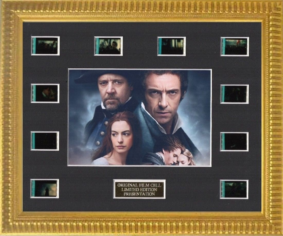 【額装品】レミゼラブル LES MISERABLES ★ヒュー ジャックマン ★ラッセル クロウ ★アマンダ セイフライド ★エディ レッドメイン ●Limited Edition 032/100