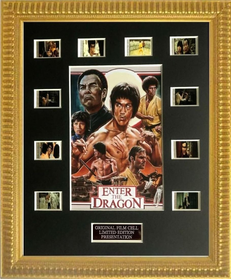 【額装品】燃えよドラゴン ENTER THE DRAGON ★ブルース リー ★Bruce Lee ●Limited Edition 031/100