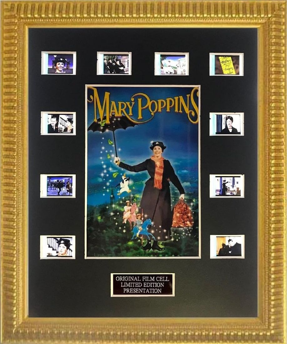 【額装品】メリー ポピンズ MARY POPPINS ★ジュリー アンドリュース ★ディック ヴァン ダイク ●Limited Edition 020/100