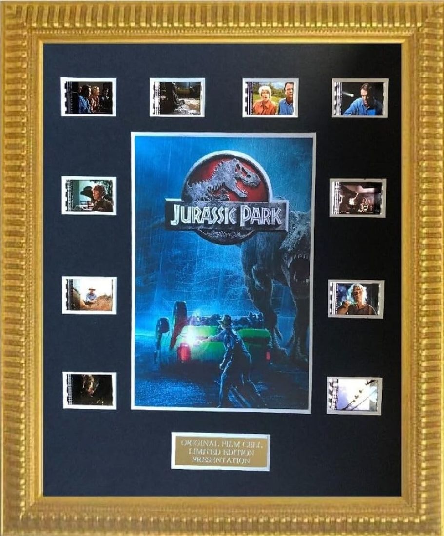 【額装品】ジュラシック パーク JURASSIC PARK ★リチャード アッテンボロー ★サム ニール ★ローラ ダーン ★ジェフ ゴールドブラム ●Limited Edition 041/100