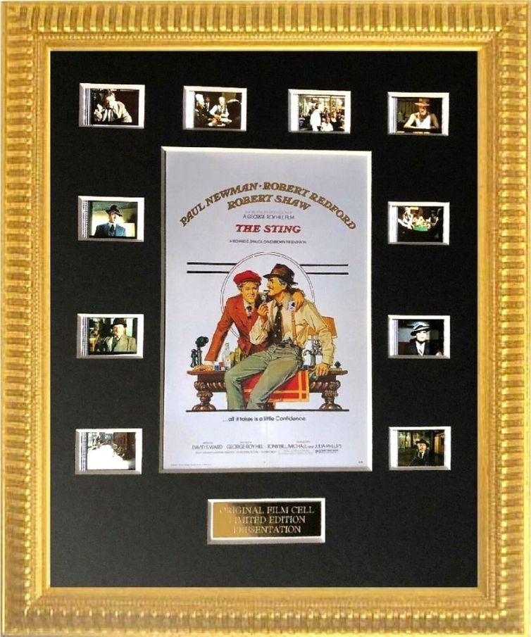 【額装品】スティング ◆THE STING ★ポール ニューマン ★ロバート レッドフォード ★チャールズ ダーニング ★チャールズ ディアコップ ●Limited Edition 002/100
