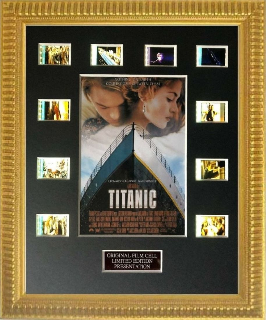 【額装品】タイタニック TITANIC ★レオナルド ディカプリオ ★ケイト ウィンスレット ★ヴィクター ガーバー ★ビリー ゼイン ★フランシス フィッシャー  ●Limited Edition 043/100