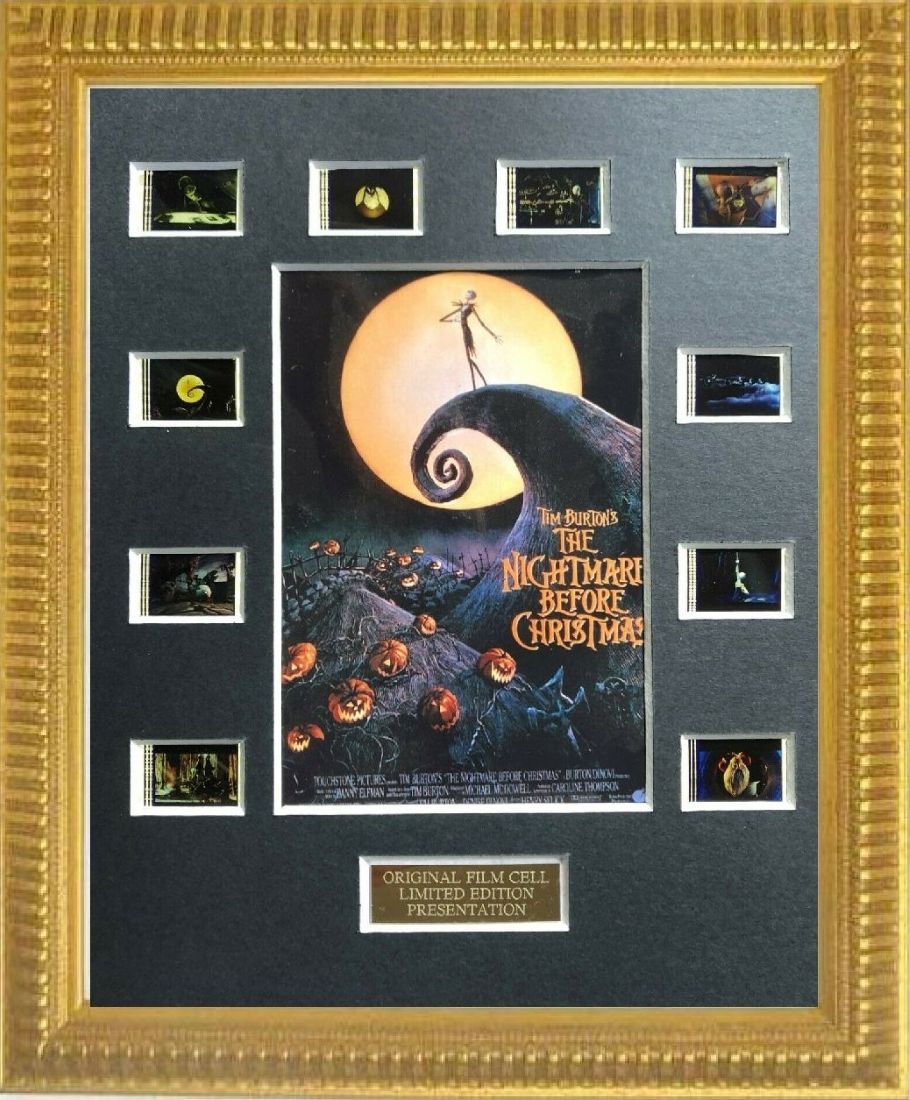 【額装品】ナイトメアービフォアクリスマス THE NIGHTMARE BEFORE CHRISTMAS ★クリス サランドン ★キャサリン オハラ ●Limited Edition 038/100