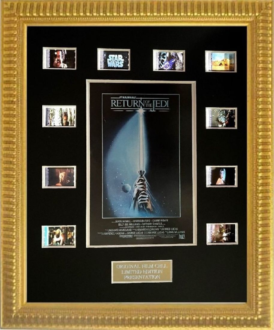 【額装品】スターウォーズ : ジェダイの復讐 STAR WARS : RETURN OF THE JEDI ★マーク ハミル ★ハリソン フォード ★フランク オズ ★ビリー ディー ウィリアムズ ●Limited Edition 32/100