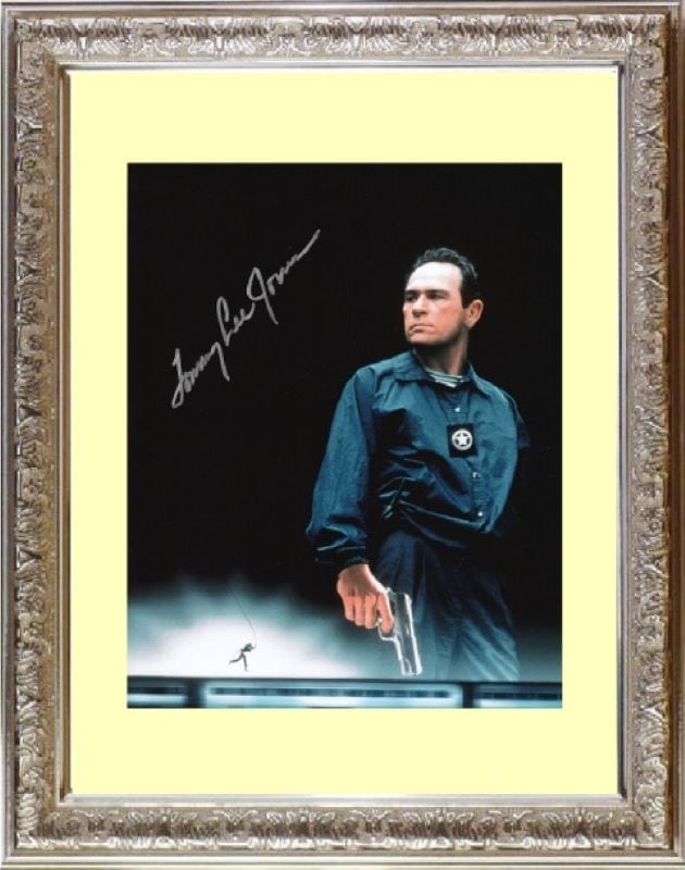 追跡者 U.S. MARSHALS (1998) トミー リー ジョーンズ Tommy Lee Jones 直筆サイン PHOTO