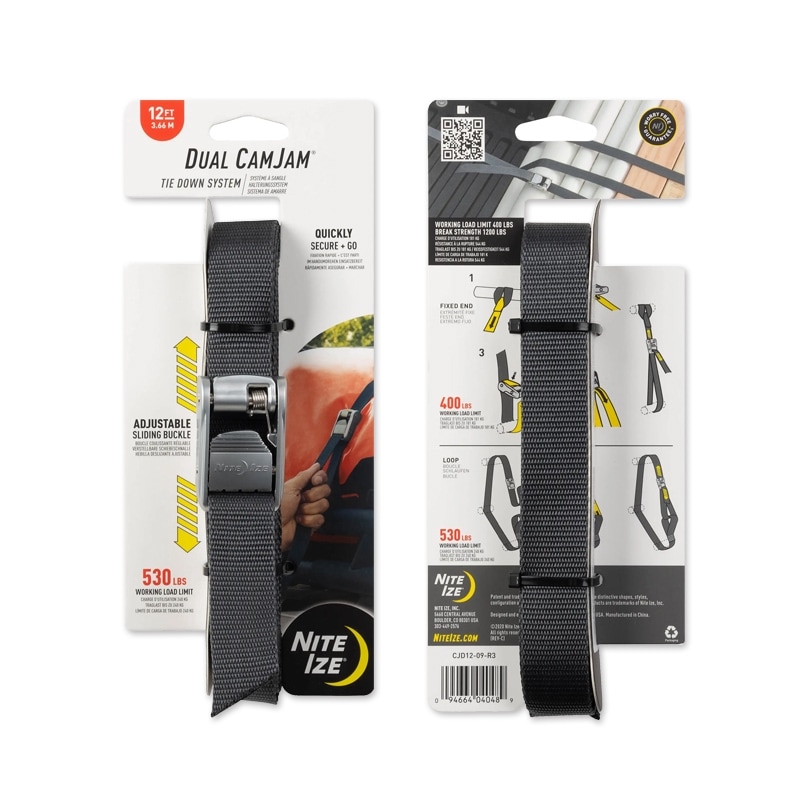 【Nite Ize ナイトアイズ】Dual CamJam 1' Webbing Tensioner