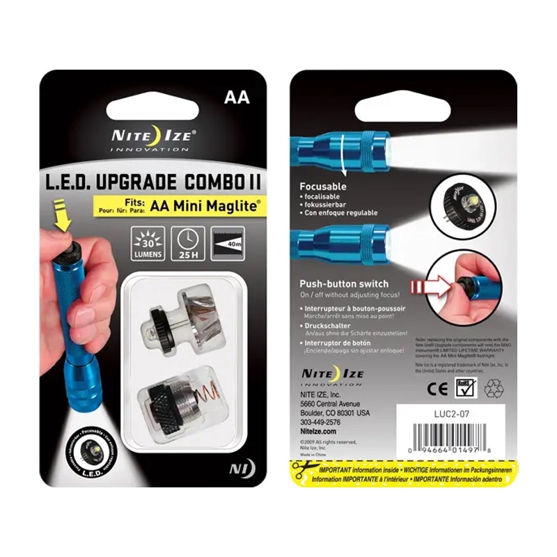 【Nite Ize ナイトアイズ】L.E.D Upgrade Combo Ⅱ
