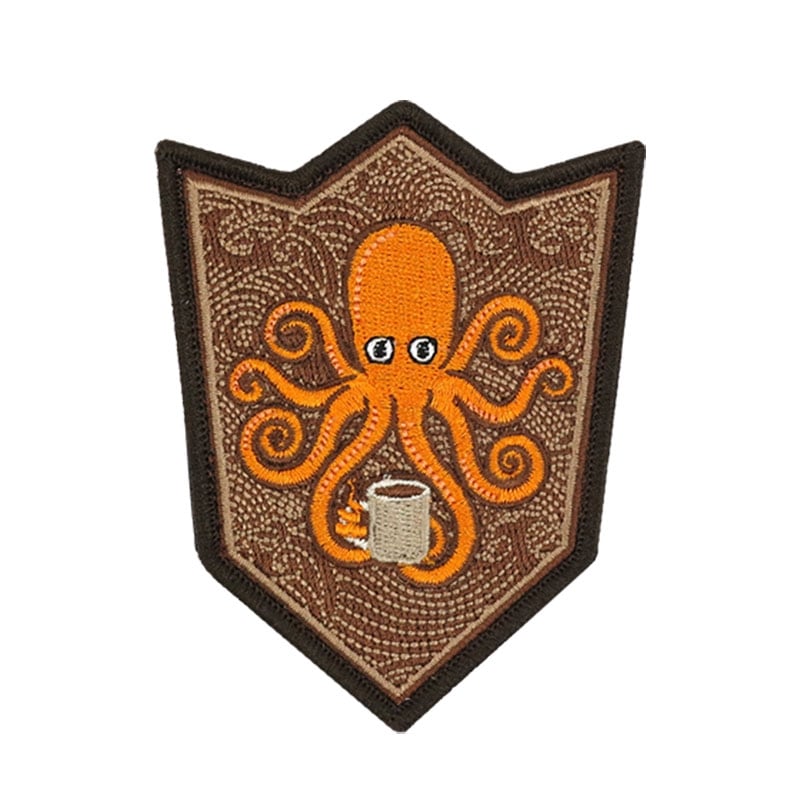 【ゆうパケット対象 】SPD Kraken Coffee Crest Morale Patch