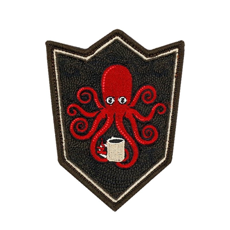 【ゆうパケット対象 】SPD Kraken Black Coffee Crest LTD ED Morale Patch