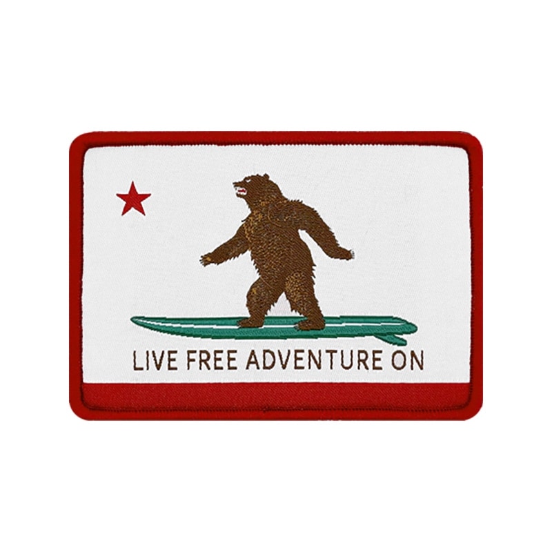 【ゆうパケット対象 】PDW Live Free Adventure On Flag Morale Patch