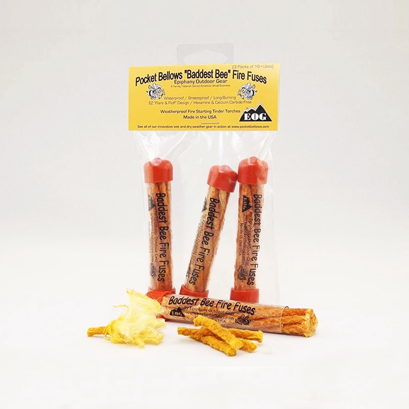 【Epiphany Outdoor Gear エピファニーアウトドアギア】Baddest Bee Fire Fuses 3pack