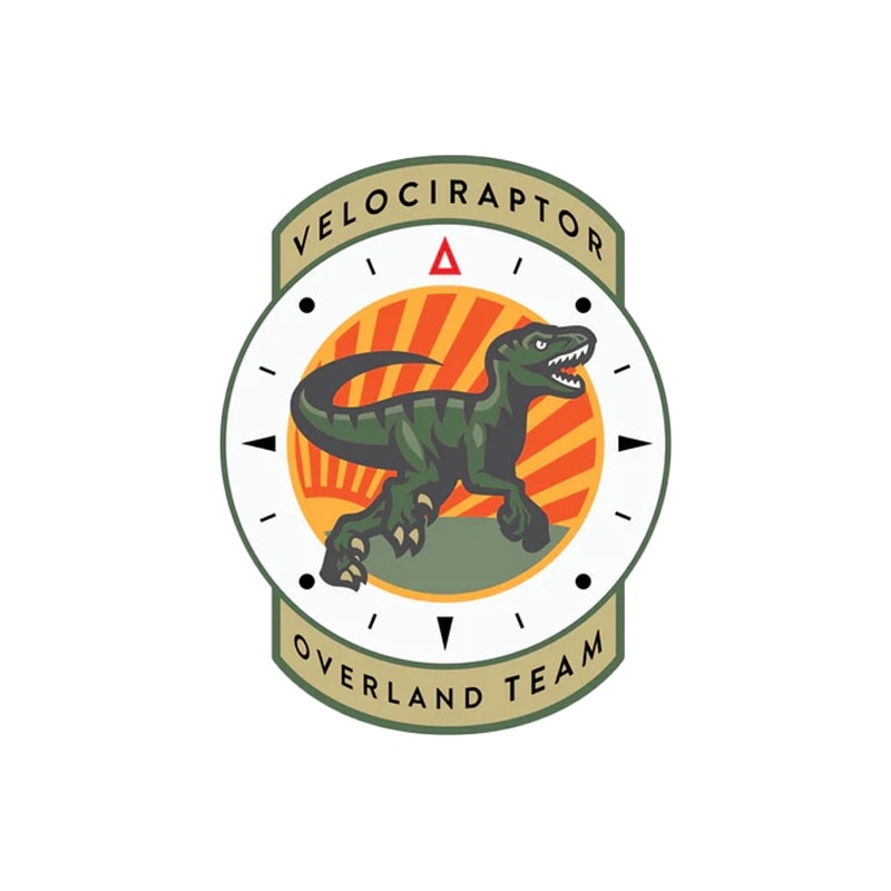 【ゆうパケット対象 】PDW Velociraptor Overland Team Sticker