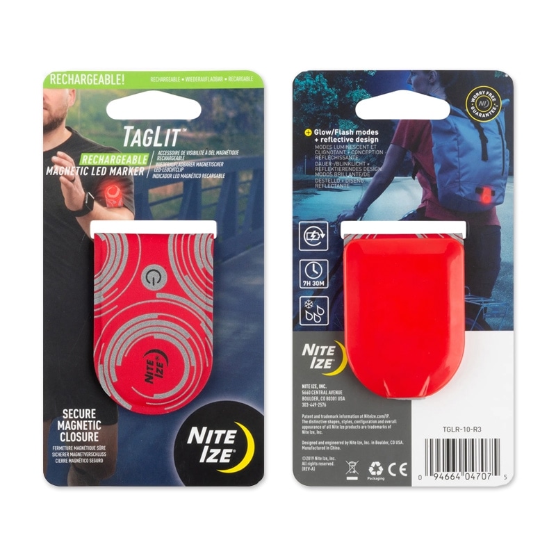 【Nite Ize ナイトアイズ】TagLit Rechargeable Magnetic LED Marker