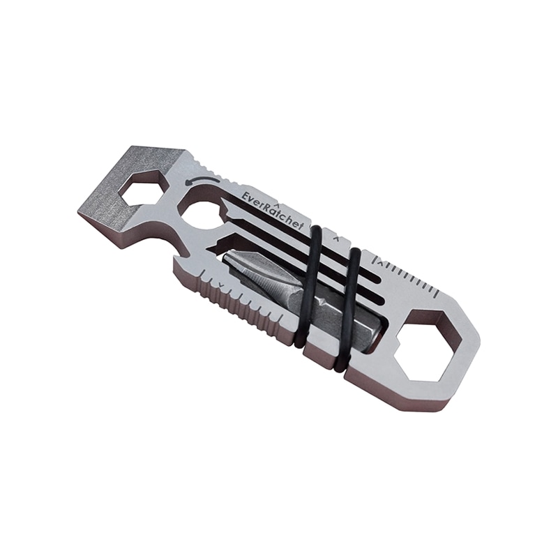【Gear Infusion ギアインフュージョン】EverRatchet Ratcheting Keychain Multitool