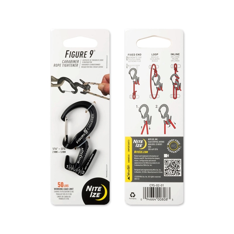 【Nite Ize ナイトアイズ】FIGURE 9  Carabiner Rope Tightener