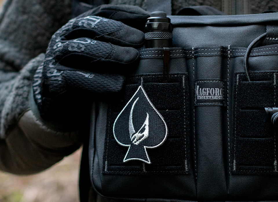 【ゆうパケット対象 】PDW Mudhorn Spade Morale Patch